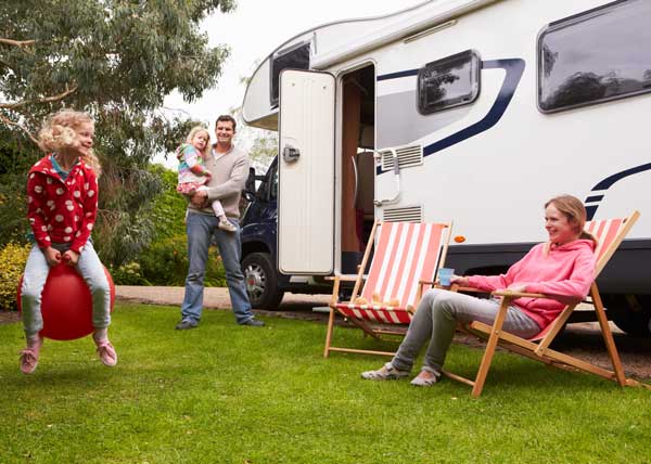 Family-at-Motorhome